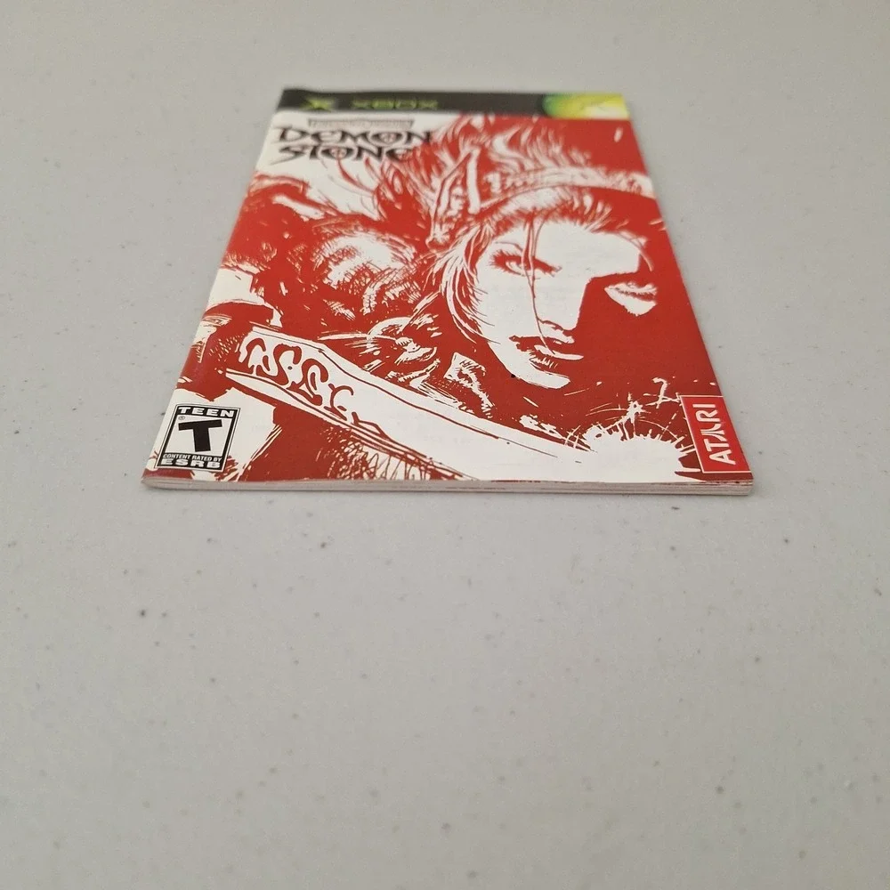 Demon Stone Forgotten Realms XBOX Instruction Manual Only